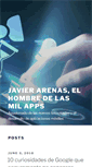 Mobile Screenshot of javierarenas.es